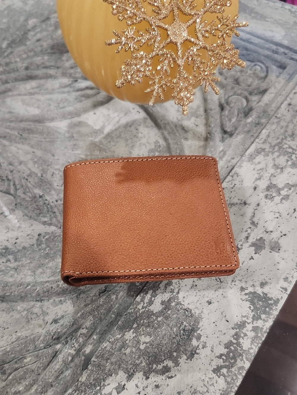 Polo Ralph Lauren Men's Leather Bifold Passcase Wallet Brown New